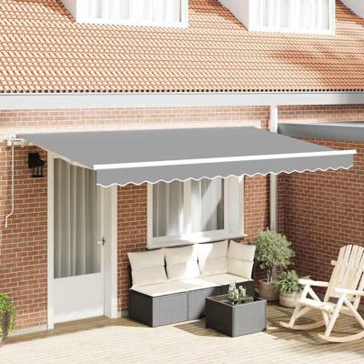 VidaXL Zijde frame wit 4 x 2 m metaal