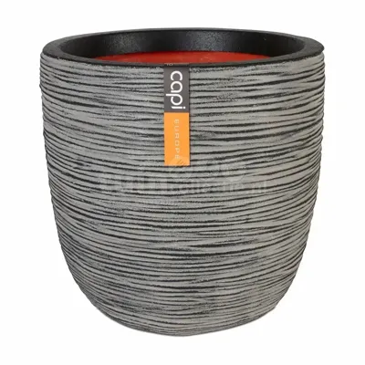 Capi pot bol rib - Ø35 cm antraciet