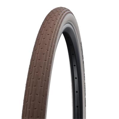 Schwalbe buitenband frank k-guard 28 x 2.00" / 50-622 mm bruin / creme met reflectie