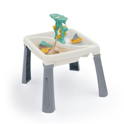 Dolu zand-watertafel + accessoires wit/grijs