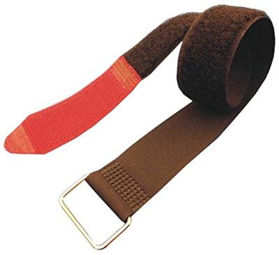 FASTECH® F101-25-300M Klittenband Met riem Haak- en lusdeel (l x b) 300 mm x 25 mm Zwart, Rood 5 stuk(s)
