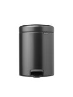 Brabantia pedaalemmer NewIcon 5 liter confident grey - thumbnail