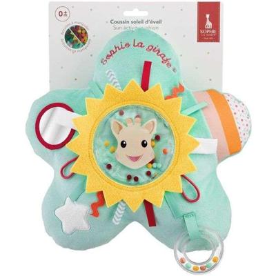 Speenclip - Sophie de Giraffe - Jungle - Stoffen clip - Zachte materialen - Pastelkleuren