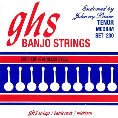 GHS 230 Johnny Baier Signature snarenset voor tenor banjo GHS 230 Johnny Baier Signature snarenset voor tenor banjo