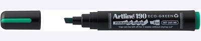 Artline permanent marker Drysafe 190 Eco-Green, 2-5 mm, schuine punt, groen