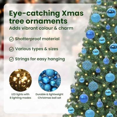 VidaXL Kerstboom met 150 led met standaard groen 120 cm pvc