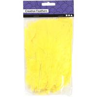 Creativ Company Veren, l: 11-17 cm, geel, 18 bol/ 1 doos - thumbnail