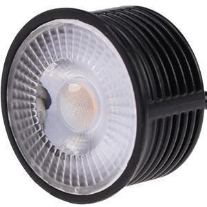 LED spot 5W 550 lumen 38° 2000 2700K dimbaar vervangt een GU10 lamp 26mm hoog zwart dim to warm