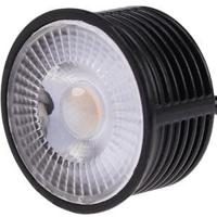 LED spot 5W 550 lumen 38° 2000 2700K dimbaar vervangt een GU10 lamp 26mm hoog zwart dim to warm - thumbnail
