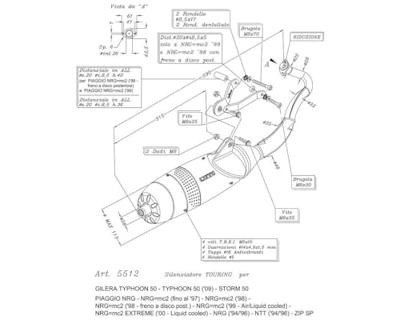 LeoVince Geluiddemper "touring schalld leo compl touring sw-si