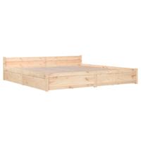 Bedframe met lades wit 180x200 cm Super King Size - thumbnail
