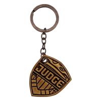 2000 AD Keychain Judge Dredd Badge Limited Edition - thumbnail