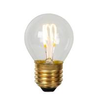 Lucide G45 - Filament lamp - Ø 4,5 cm - LED Dimb. - E27 - 1x3W 2700K - Transparant - thumbnail