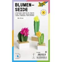 Zijdevloeipapier folia 50x70cm 20gr neon ass 5vel - thumbnail