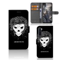 Telefoonhoesje met Naam OnePlus Nord Skull Hair - thumbnail