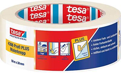 Tesa Afplakband | licht gecrêpt | lichtbeige | lengte 50 m | breedte 38 mm | wiel | 8 stuks - 04306-00045-02 04306-00045-02 Tesa Afplakband | licht gecrêpt | lichtbeige | lengte 50 m | breedte 38 mm | wiel | 8 stuks - 04306-00045-02 04306-00045-02