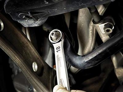 Milwaukee MAX BITE ™ ratelsleutelsets 15 pct Maxbite Ratchet Metric Combinatie Spanner Set - 1 st - 4932464994 - thumbnail