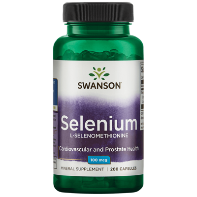 Selenium 100mcg | Swanson | 200ct Selenium 100mcg | Swanson | 200ct