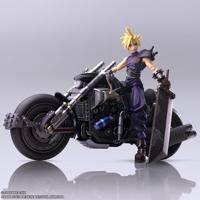 Final Fantasy VII Bring Arts Action Figure and vehicle Cloud Strife & Hardy-Daytona 15 cm - thumbnail