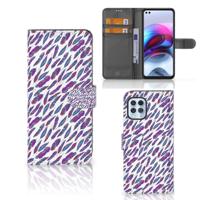 Motorola Moto G100 | Telefoon Hoesje | Feathers Color - thumbnail