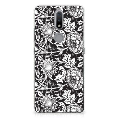 Nokia 2.4 | TPU Case | Black Flowers Nokia 2.4 | TPU Case | Black Flowers