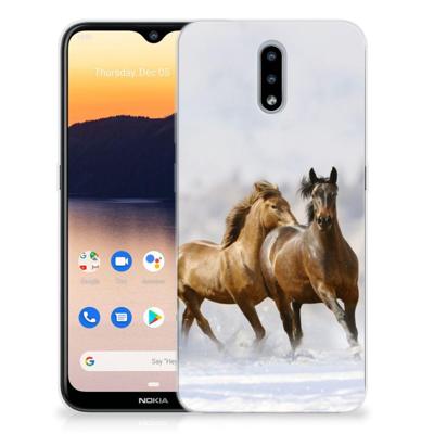 Nokia 2.3 | TPU Hoesje | Paarden