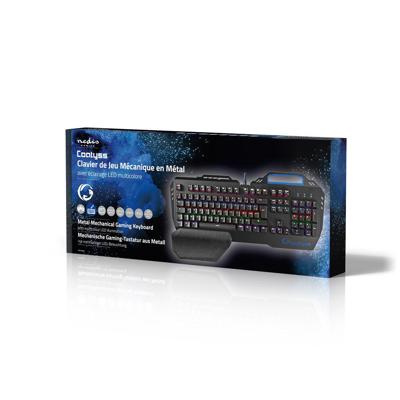 Nedis Bedraad Gaming Toetsenbord | Frans | 1 stuks - GKBD400BKFR GKBD400BKFR - thumbnail