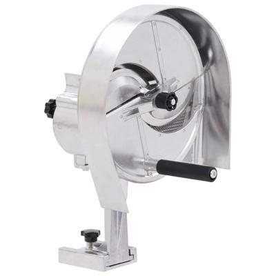 VidaXL Groentesnijder handmatig 22x44,5 cm aluminium zilverkleurig