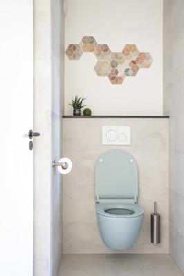 Ben Segno 2.0 hangtoilet met toiletbril compact Xtra glaze+ Free flush mat azuur