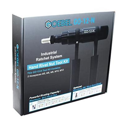 Goebel Blindklinkmoer en boutttang go-12-n m5-m12