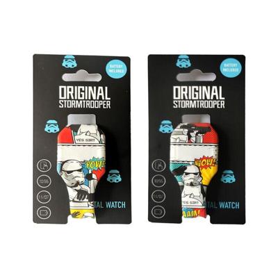The Original Stormtrooper Stripboek Digitaal Siliconen Horloge