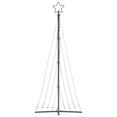 VidaXL Led-kerstboom 447 leds 249 cm blauw
