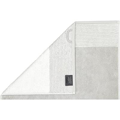 Cawö Cawo Two-Tone Handdoek Platina 50x100