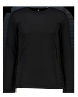 Rib Sportshirt - Zwart - thumbnail