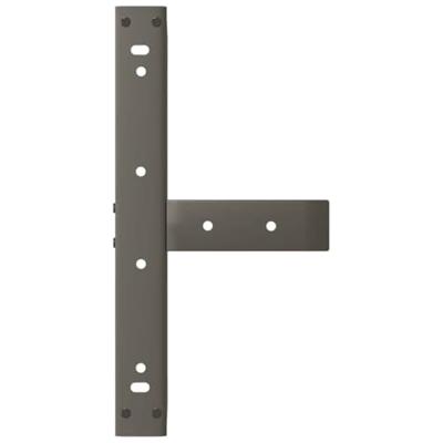 Salontafelpoten 2 st T-vormig 40x25x(30-31) cm staal naturel