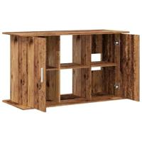 Aquariumstandaard 101x41x58 cm bewerkt hout oud houtkleurig - thumbnail