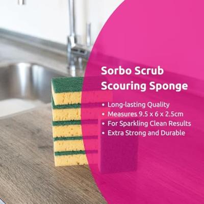 Sorbo schuursponsen 6 stuks