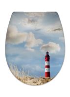 Toiletzitting Cedo Leuchtturm Softclose Veelkleurig - thumbnail