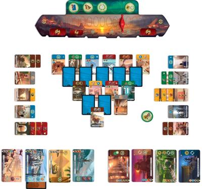 ASMODEE - 7 Wonders Duel - Standalone spel voor 2 spelers - Bordspel