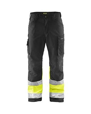 Blåkläder Softshell werkbroek High-Vis 15622517 | Zwart/High Vis Geel | Maat 58 - 7330509586242 Blåkläder Softshell werkbroek High-Vis 15622517 | Zwart/High Vis Geel | Maat 58 - 7330509586242