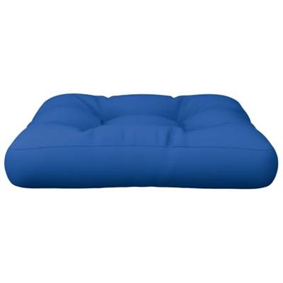 Palletkussen 58x58x10 cm stof blauw