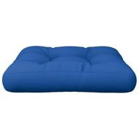 Palletkussen 58x58x10 cm stof blauw - thumbnail