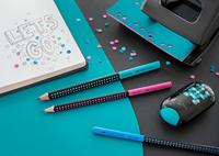 Faber Castell Grafietpotlood Jumbo Grip - Zwart/Roze - thumbnail