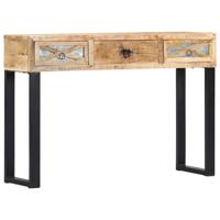 Wandtafel 110x30x76 cm massief mangohout - thumbnail