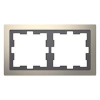 Merten MEG4020-6550 Afdekking Frame System Design Nikkel 1 stuk(s) - thumbnail