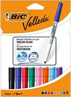 BIC velleda whiteboard markers, 8st. - thumbnail