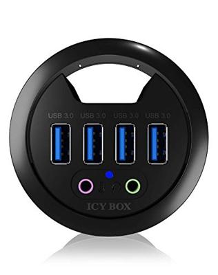 ICY BOX ib-hub1403a usb-hub (zwart)
