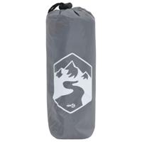 VidaXL Regenponcho met capuchon 2-in-1 ontwerp 223x145 cm grijs oranje - thumbnail