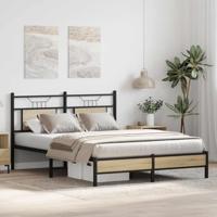 Bedframe zonder matras hout sonoma eikenkleurig 140x190 cm - thumbnail
