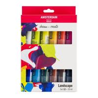 Bruynzeel Amsterdam standard series acrylverf landschap set 20ml, 12dlg. - thumbnail